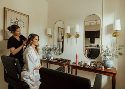 bridal hair & makeup salon space