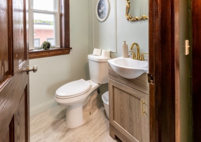half bath in reed suite